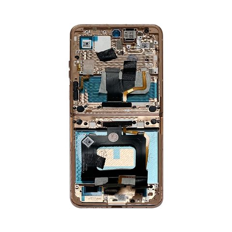 Pantalla OLED con táctil + marco Reacondicionado para Moto Razr Plus / Razr 50 Ultra (XT2451), Peach Fuzz — imagen 3
