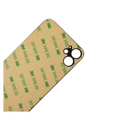 Cristal trasero con adhesivo para iPhone 11, negro (orificio grande de cámara) — imagen 5