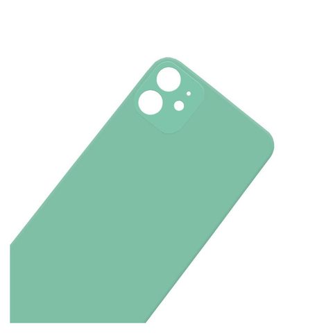 Cristal trasero con adhesivo para iPhone 11, verde medianoche (orificio grande de cámara) — imagen 3