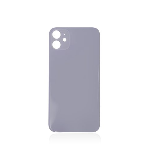 Cristal trasero con adhesivo para iPhone 11, morado (orificio grande de cámara) — imagen 2