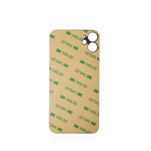 Cristal trasero con adhesivo para iPhone 11, plateado (orificio grande de cámara) — imagen 3