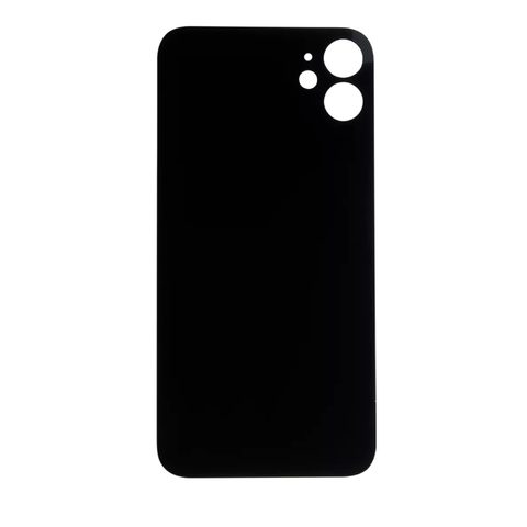 Cristal trasero con adhesivo para iPhone 11, amarillo (orificio grande de cámara) — imagen 2