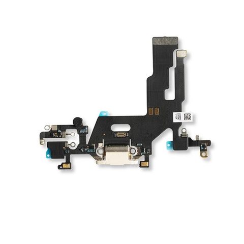 Cable flex con conector de puerto de carga para iPhone 11, blanco