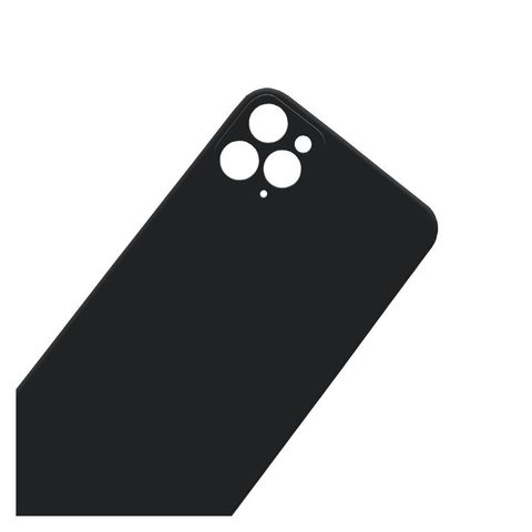 Cristal trasero con adhesivo para iPhone 11 Pro (gris espacial / orificio grande de cámara) — imagen 2
