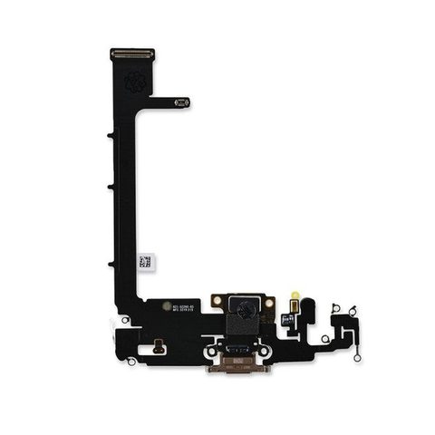 Cable flex con conector de puerto de carga para iPhone 11 Pro Max, dorado — imagen 2