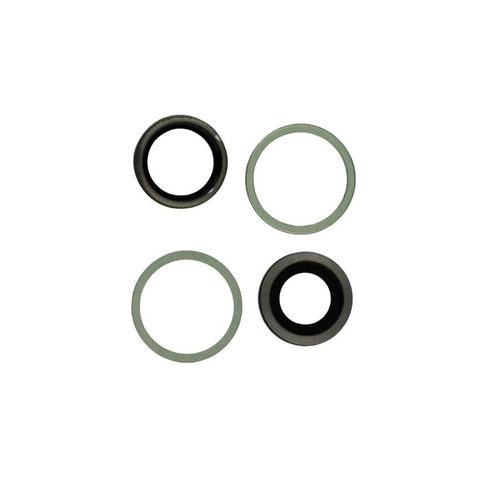 Lente de cámara trasera con anillos para iPhone 12 / iPhone 12 Mini, verde