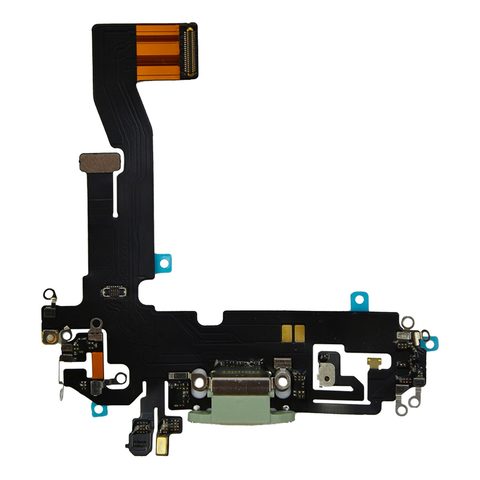 Cable flex con conector de puerto de carga para iPhone 12 / iPhone 12 Pro, verde