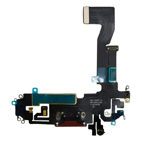 Cable flex con conector de puerto de carga para iPhone 12 / iPhone 12 Pro, rojo — imagen 2