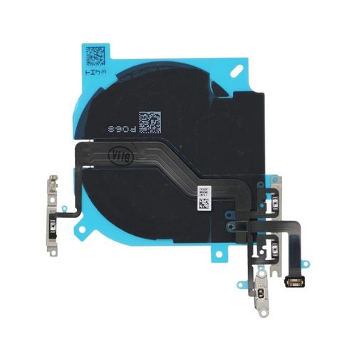 Flex de carga inalámbrica NFC y de encendido/volumen con soportes para iPhone 12 Mini — imagen 2
