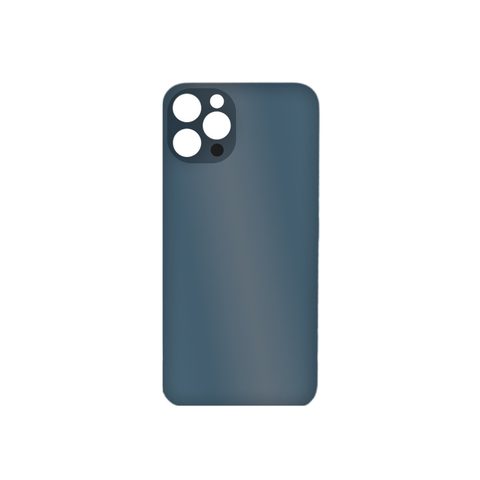 Cristal trasero con adhesivo para iPhone 12 Pro, azul Pacífico (orificio grande de cámara) — imagen 2