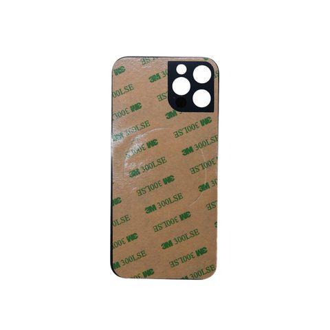 Cristal trasero con adhesivo para iPhone 12 Pro, azul Pacífico (orificio grande de cámara) — imagen 3