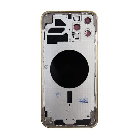 Carcasa trasera para iPhone 12 Pro Max, dorado — imagen 2