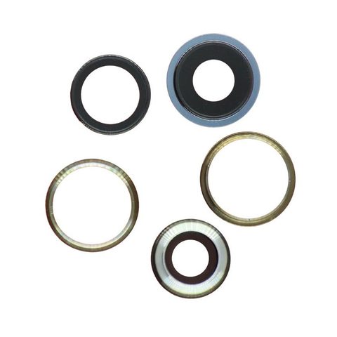 Lente de cámara trasera con anillos para iPhone 13 Pro / iPhone 13 Pro Max, verde alpino