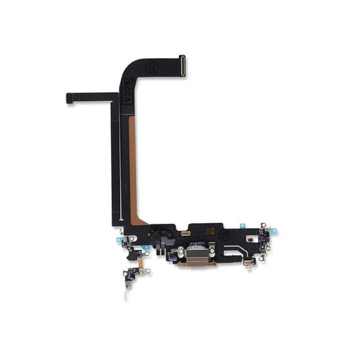 Cable flex con conector de puerto de carga para iPhone 13 Pro Max, dorado