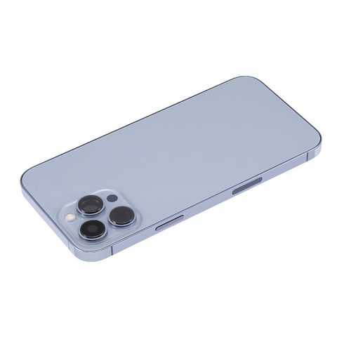 Carcasa trasera con piezas pequeñas preinstaladas para iPhone 13 Pro Max, azul sierra — imagen 2