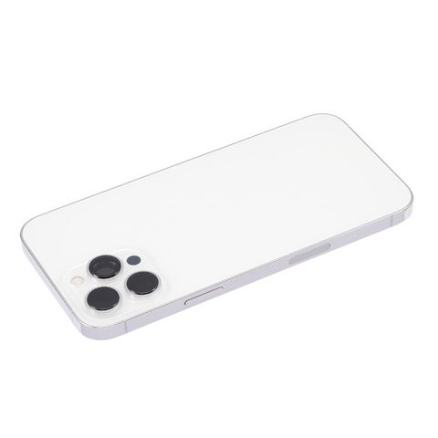 Carcasa trasera con piezas pequeñas preinstaladas para iPhone 13 Pro Max, plateado — imagen 2