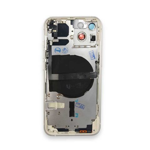 Carcasa trasera con piezas pequeñas preinstaladas para iPhone 13, luz estelar — imagen 2