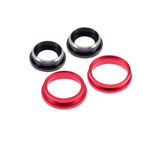 Lente de cámara trasera con soporte y bisel para iPhone 14 / 14 Plus, rojo — imagen 2