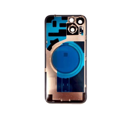 Cristal trasero con imán MagSafe / lente de cámara / bisel de cámara / placa metálica para iPhone 14, amarillo — imagen 3