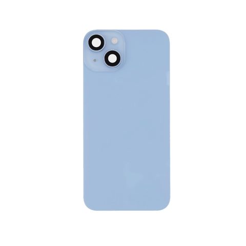 Cristal trasero con imán MagSafe / lente de cámara / bisel de cámara / placa metálica para iPhone 14 Plus, azul — imagen 2