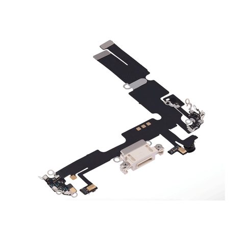 Cable flex con conector de puerto de carga para iPhone 14 Plus, luz estelar — imagen 3
