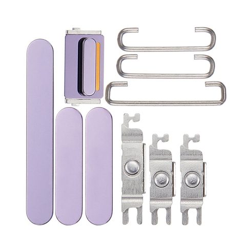 Botones rígidos para iPhone 14 Pro / 14 Pro Max, morado oscuro (encendido / volumen / vibración) — imagen 1