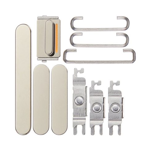 Botones rígidos para iPhone 14 Pro / 14 Pro Max, dorado (encendido / volumen / vibración)