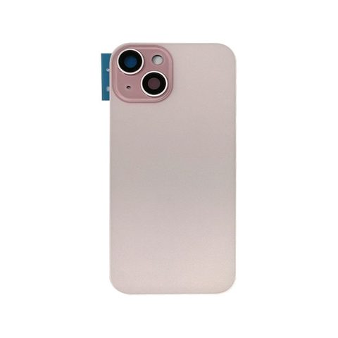 Cristal trasero con imán MagSafe / lente de cámara / bisel de cámara / placa metálica para iPhone 15, rosa — imagen 2