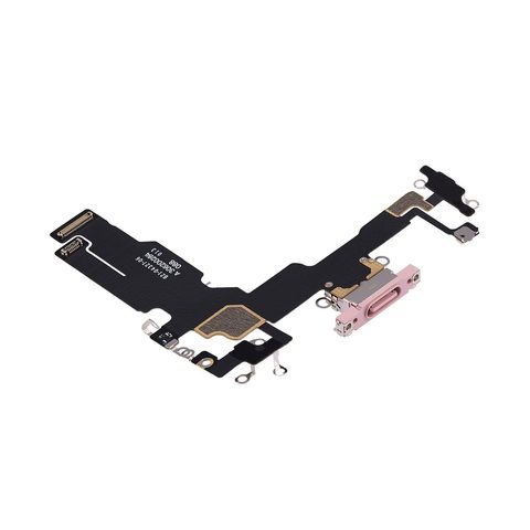 Cable flex con conector de puerto de carga para iPhone 15, rosa — imagen 4