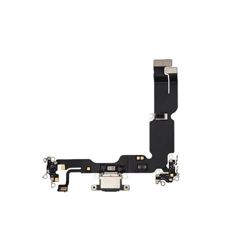 Cable flex con conector de puerto de carga para iPhone 15 Plus, negro — imagen 1