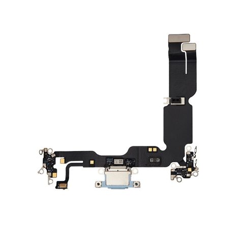 Cable flex con conector de puerto de carga para iPhone 15 Plus, azul — imagen 1