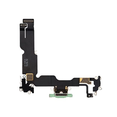 Cable flex con conector de puerto de carga para iPhone 15 Plus, verde — imagen 2