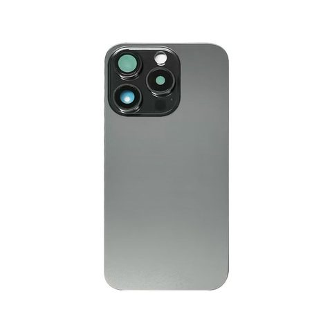 Cristal trasero con imán MagSafe / lente de cámara / bisel de cámara / placa metálica para iPhone 15 Pro, titanio negro — imagen 2