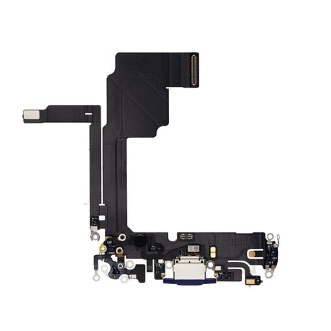 Cable flex con conector de puerto de carga para iPhone 15 Pro, titanio azul
