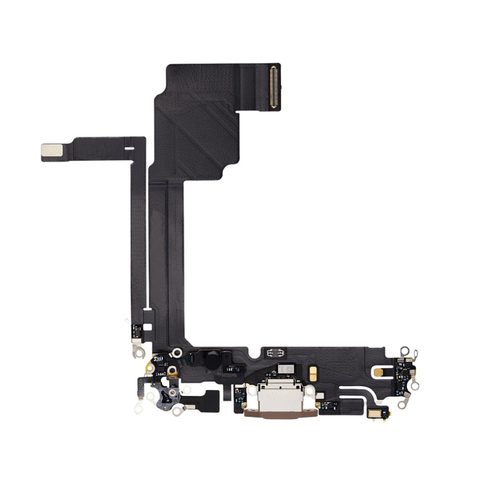 Cable flex con conector de puerto de carga para iPhone 15 Pro Max, titanio natural
