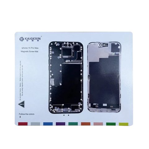 Plantilla magnética de tornillos para iPhone 15 Pro Max