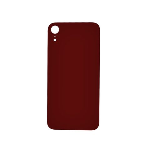 Cristal trasero con adhesivo para iPhone XR, rojo (orificio grande de cámara) — imagen 1