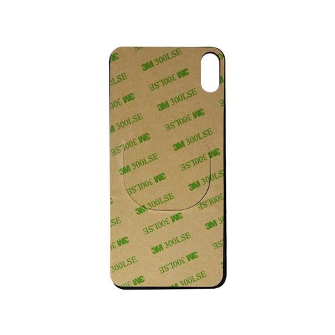Cristal trasero con adhesivo para iPhone XS Max, dorado (orificio grande de cámara) — imagen 2