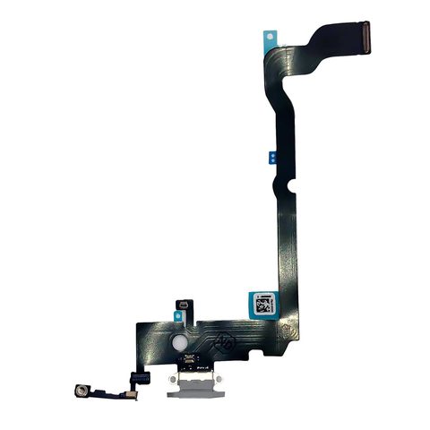 Cable flex con conector de puerto de carga para iPhone XS Max, plateado — imagen 1