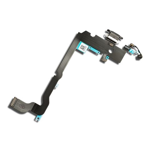 Cable flex con conector de puerto de carga para iPhone XS Max, plateado — imagen 3