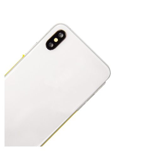 Conjunto de carcasa trasera con piezas pequeñas preinstaladas para iPhone XS Max, plateado — imagen 4