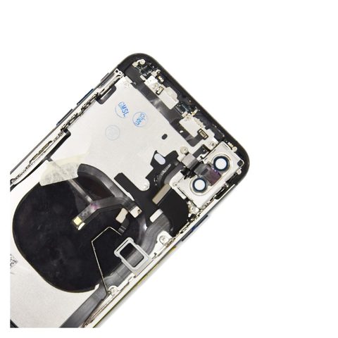 Conjunto de carcasa trasera con piezas pequeñas preinstaladas para iPhone XS Max, gris espacial — imagen 5