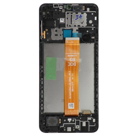 Pantalla LCD con táctil + marco Service Pack para Galaxy A12 Nacho, A127 / 2021 / Black — imagen 3