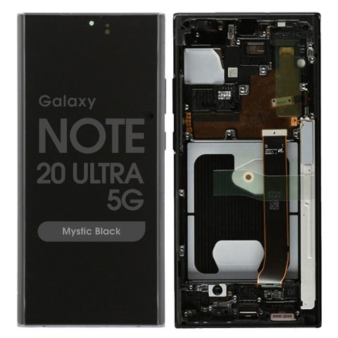 Pantalla OLED con táctil + marco Service Pack para Galaxy Note 20 Ultra 5G (N985/N986), Mystic Black — imagen 1