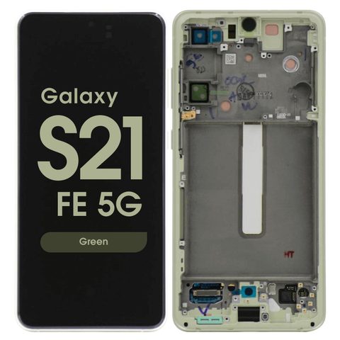 Pantalla OLED con táctil + marco Service Pack para Galaxy S21 FE 5G (G990), Versión US / Internacional, Green — imagen 1