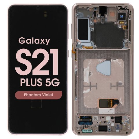 Pantalla OLED con táctil + marco Service Pack para Galaxy S21 Plus 5G (G996), Must Transfer Antenna for Verizon / Phantom Violet — imagen 1