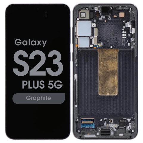 Pantalla OLED con táctil + marco Service Pack para Galaxy S23 Plus 5G (S916), Versión US / Internacional, Graphite — imagen 1
