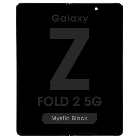 Pantalla OLED con táctil + marco Service Pack para Galaxy Z Fold 2 5G (F916), Versión US / Internacional, Main Screen / Mystic Black — imagen 1