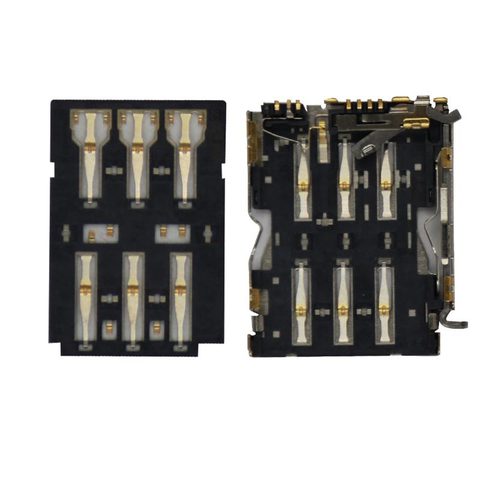Lector de tarjeta SIM para Galaxy S21 / S21 Plus 5G / S21 Ultra 5G, Requiere soldadura — imagen 2