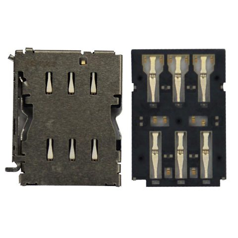 Lector de tarjeta SIM para Galaxy S21 / S21 Plus 5G / S21 Ultra 5G, Requiere soldadura — imagen 1